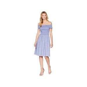 Nine west size 6 off shoulder fit flair dress New